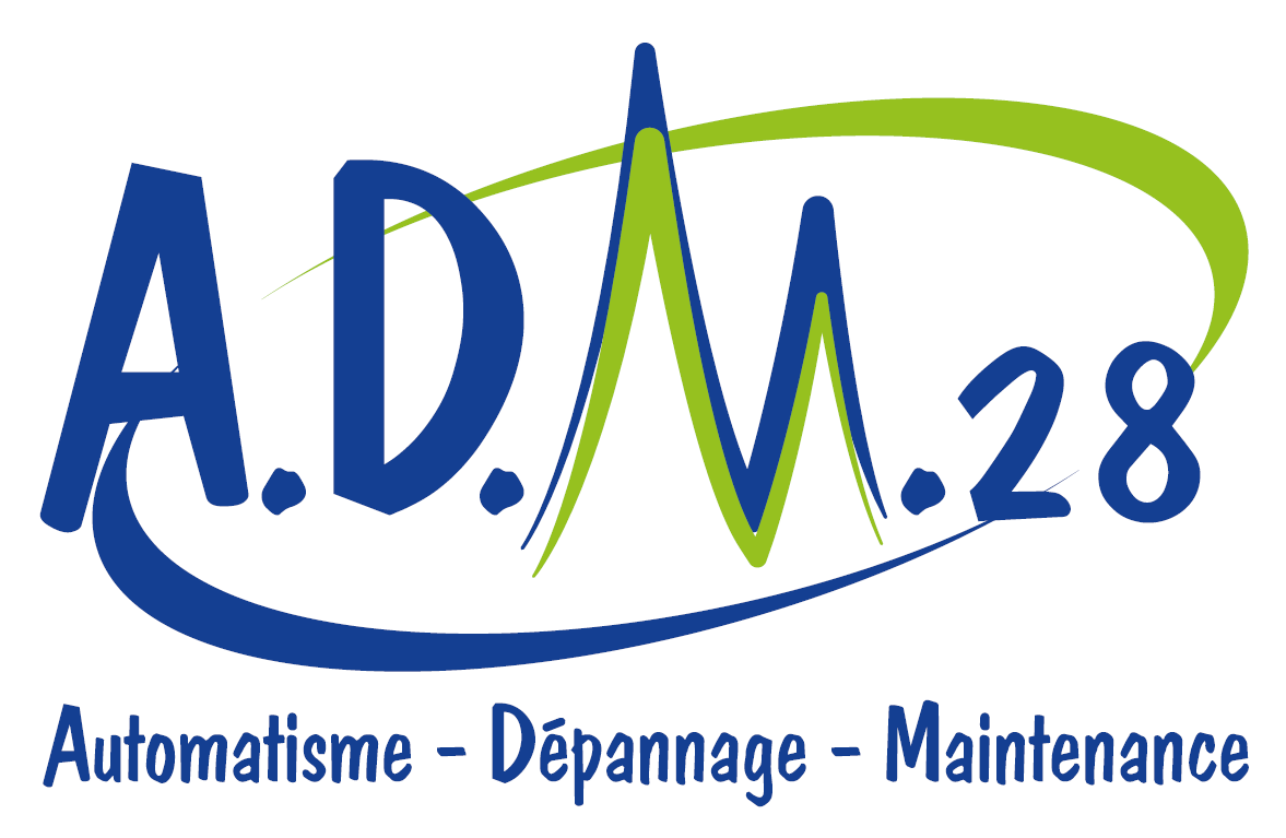 L'équipe A.D.M.28 devant le bâtiment de la société